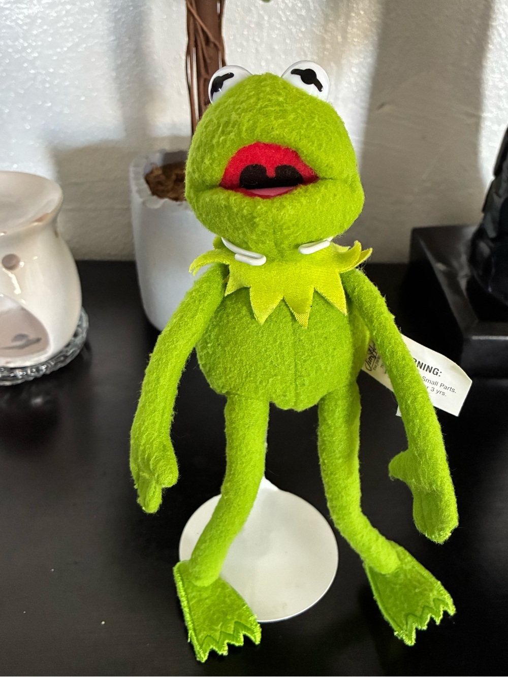 Sababa Toys Jim Henson 2004 Kermit Plush Muppet Doll 9" Tall rare HTF retro toy